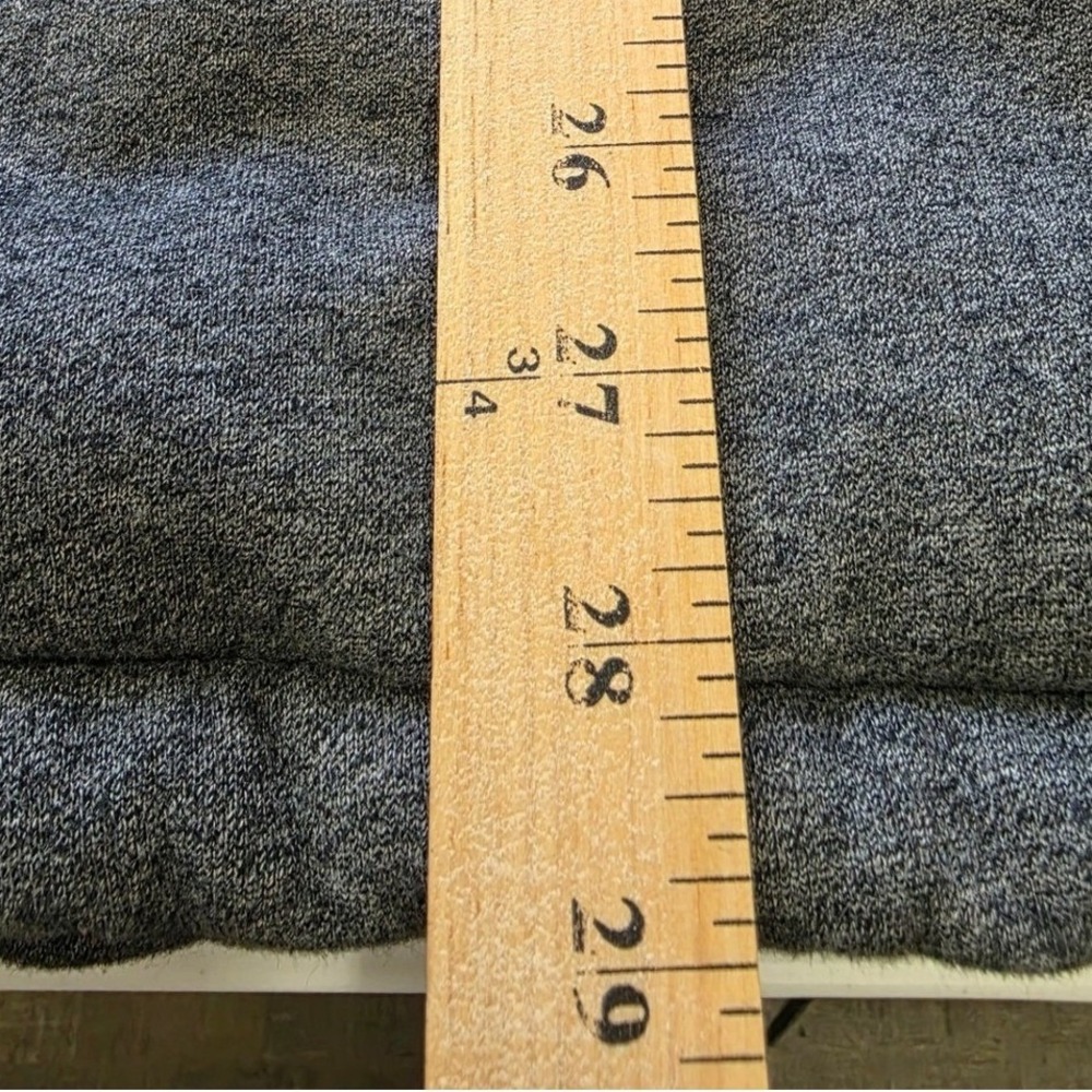 LL Bean Womens XL Gray Sherpa Lined Open Front Fleece Cardigan Jacket - Picture 8 of 8